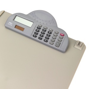 Clipboard simplu A4 portrait si calculator DELI - Img 4