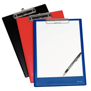 Clipboard simplu plastifiat A4, rosu, ESSELTE Standard - Img 2