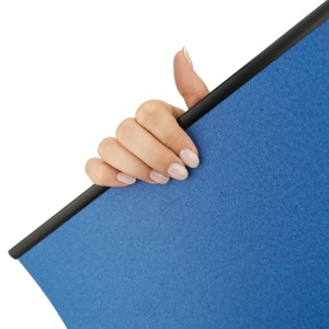 Coperti carton imitatie piele A4 250 g/mp, 100 buc/set, albastru, D.RECT - Img 2
