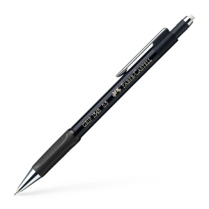 Creion mecanic, varf 0.5 mm, corp plastic, negru, Grip 1345 FABER-CASTELL - Img 2