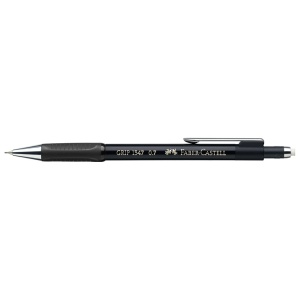 Creion mecanic, varf 0.7 mm, corp plastic, negru, Grip 1347 FABER-CASTELL - Img 2