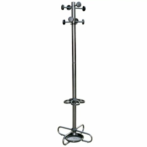 Cuier metalic tip pom, 8 agatatori, negru