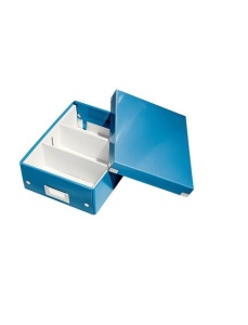 Cutie organizare mica, 220x100x280 mm, albastru, LEITZ WOW Click&Store - Img 3