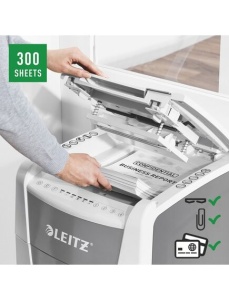 Distrugator documente automat, micro cross-cut LEITZ IQ Autofeed Office 300 - Img 4