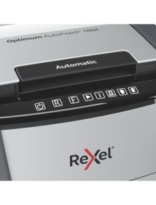 Distrugator documente automat REXEL Optimum 100X, cross cut, 100 coli - Img 4