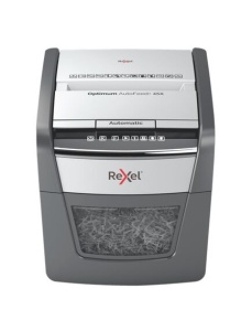 Distrugator documente automat REXEL Optimum AutoFeed+ 45X, cross-cut, 45 coli