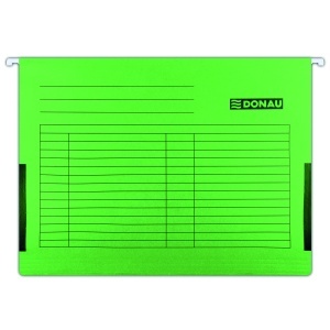 Dosar suspendabil, cu burduf, A4, verde, 5 buc/set, DONAU
