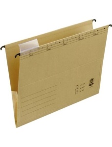 Dosar suspendat, cu burduf, A4, kraft, ELBA 3300