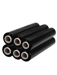 Folie stretch neagra, 23 microni, 6 role/bax