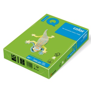 Hartie colorata A4, 80 g/mp, 500 coli/top, verde, MONDI IQ Color Intens