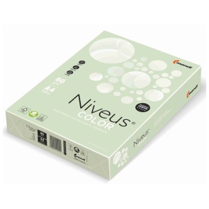 Hartie colorata A4, 80 g/mp, 500 coli/top, verde pal, NIVEUS