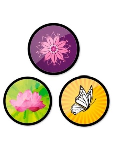 Insigne ghiozdan, 3 buc/set, Spring, NIKIDOM