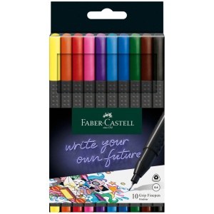 Liner 0.4 mm FABER-CASTELL GRIP, 10 buc/set