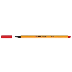 Liner 0,4 mm, rosu, STABILO Point 88