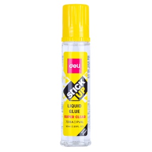 Lipici lichid 50 ml, DELI Clear