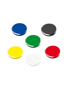 Magneti whiteboard, D 13 mm, 10 buc/cutie, alb, ALCO - Img 2