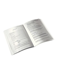 Mapa de prezentare cu 40 folii, A4, roz, coperta flexibila, LEITZ WOW - Img 3