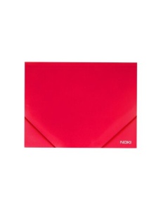 Mapa documente plastic, cu elastic, A4, diverse culori, NOKI - Img 2