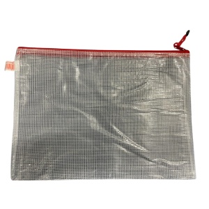 Mapa plastic A4 cu fermoar, OPTIMA Mesh