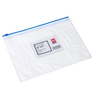 Mapa plastic A5 cu fermoar Ziplock, DELI - Img 2