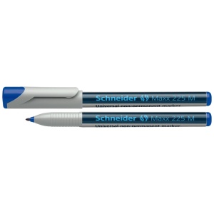 Marker OH nepermanent, 1.0 mm, albastru, SCHNEIDER Maxx 225 M