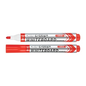 Marker pentru tabla, varf 2.5mm, rosu, DELI