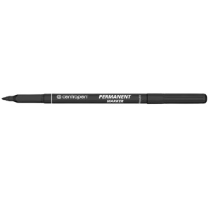 Marker permanent 1 mm, negru, CENTROPEN 2536