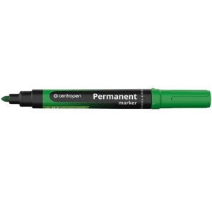 Marker permanent, varf 2.5 mm, verde, 8566 CENTROPEN