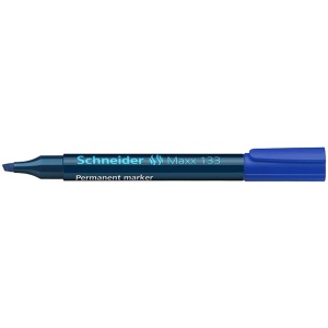 Marker permanent, varf tesit 1-4 mm, albastru, SCHNEIDER Maxx 133