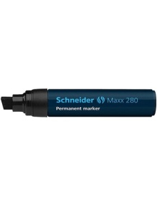 Marker permanent varf tesit, negru, SCHNEIDER Maxx 280 - Img 2