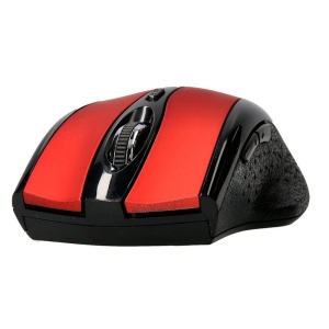 Mouse wireless, 4 butoane, rosu, Q-CONNECT