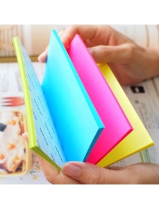 Notite autoadezive 76x127 mm, 100 file/set, 4 culori neon, STICK'N Magic - Img 2