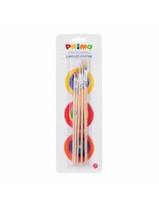 Pensule varf drept, 5 buc/set, PRIMO
