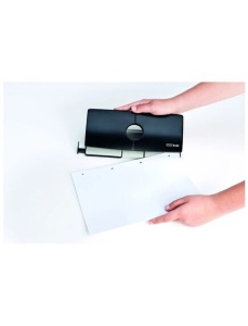 Perforator 4 perforatii, 25 coli, negru, B425 NOVUS - Img 3