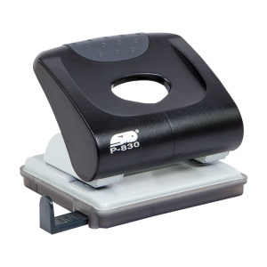 Perforator metalic, 30 coli, negru, STD P-830