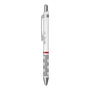 Pix cu mecanism Tikky ROTRING, alb, scriere albastra