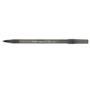 Pix fara mecanism, 1.0 mm, negru, BIC Round Stic