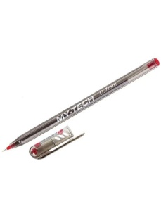 Pix fara mecanism, varf 0.7 mm, rosu, PENSAN My Tech - Img 2