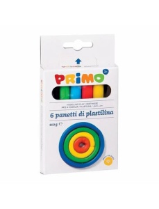 Plastilina 6 culori/set 120 g Morocolor PRIMO
