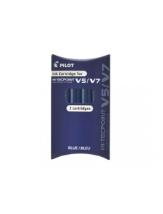 Rerezeva roller V5/V7 HI-Tecpoint, albastru, 3 buc/set PILOT