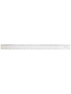 Rigla plastic, 50 cm, transparent