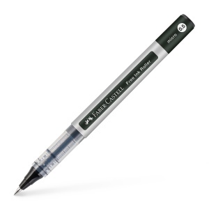Roller 0.5 mm, negru, Free Ink FABER-CASTELL