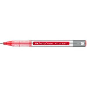 Roller 0.7 mm, rosu, Free Ink FABER-CASTELL