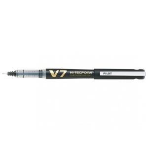 Roller cu cerneala, 0.7mm, negru, V7 HI-TECPOINT PILOT - Img 1