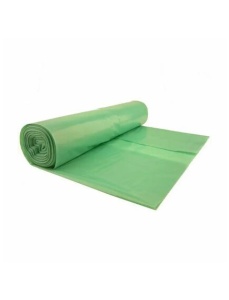 Saci menajeri 240 L, LDPE, verde, 10 buc/rola