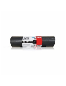 Saci menajeri SANO Optima, 240 L, negru, 10 buc/rola