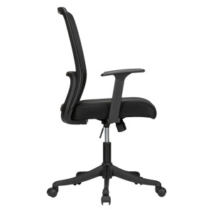 Scaun birou ergonomic, spatar mesh, negru, 4523 DELI - Img 3