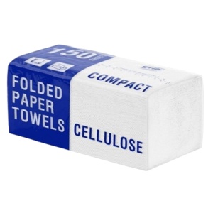 Servetele dispenser in V, 22.5x22 cm, 2 straturi, 150 buc/set, 20 seturi/bax, GRITE Super Compact
