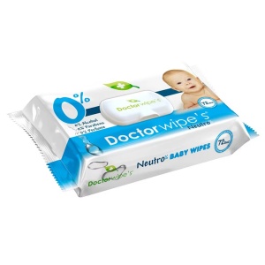 Servetele umede DOCTOR WIPES, 72 buc/pachet