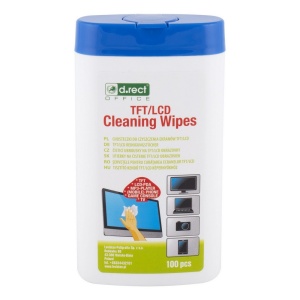 Servetele umede mici pentru curatare monitoare TFT/LCD D.RECT